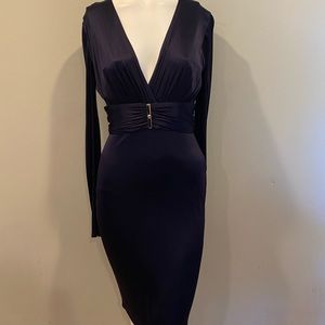 Versace Dark Eggplant Dress